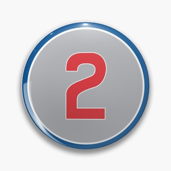 Item preview, Nico Hoerner #2 Jersey Number designed and sold by StickBall.