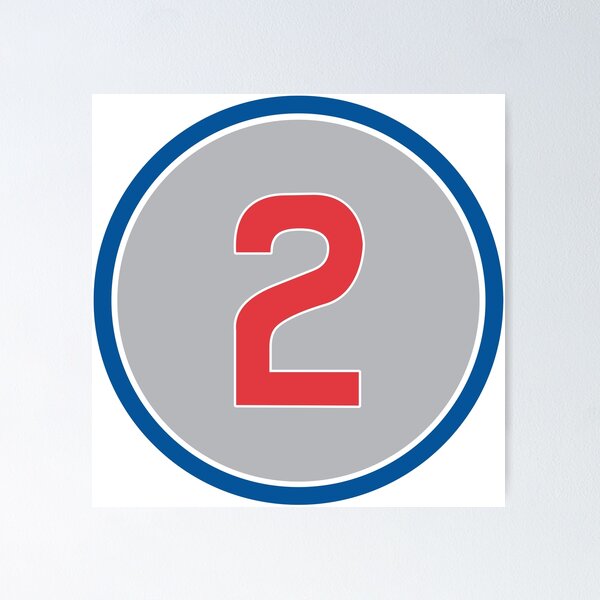 Item preview, Nico Hoerner #2 Jersey Number designed and sold by StickBall.
