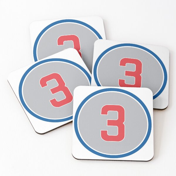 Item preview, David Ross #3 Jersey Number designed and sold by StickBall.