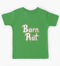 Barn Rat - Lime Green Kids Tee