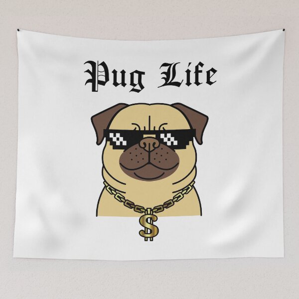 Item preview, Pug Life - Dog Thug Life designed and sold by BorvickTees.