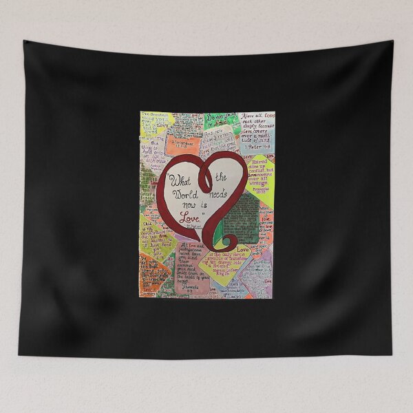Item preview, “What the World Needs Now is Love” designed and sold by Hollygolightly8.
