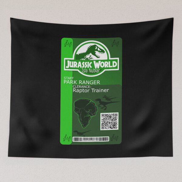 Item preview, Jurassic World - Park Ranger - Pass designed and sold by jc007.