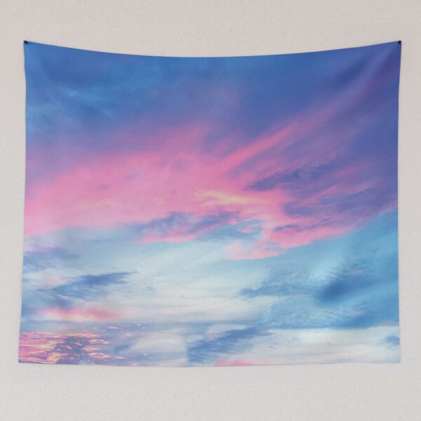 Item preview, cotton candy blue pink sky designed and sold by mariahmoniquedesign.