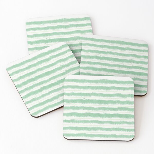 Item preview, Green Striped pattern designed and sold by Emma Eide.