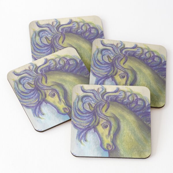 Item preview, Purple and Green Wild Horse designed and sold by Karen Storay.