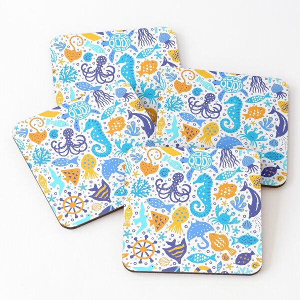 Item preview, World of the sea paper cutout marine design animals designed and sold by AidanShea.