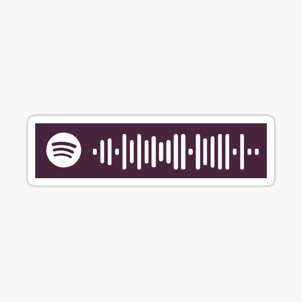 Flashing Lights By Kanye West Spotify Scan Code Sticker By Zyeloa Redbubble - flashing lights kanye west roblox id