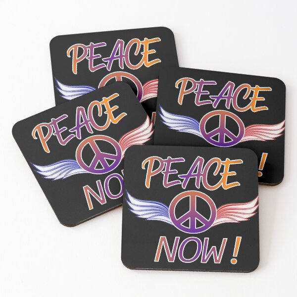 Item preview, Peace Now Peace Sign with Wings Anti War Activist designed and sold by CharJens.