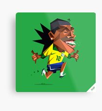 Ronaldinho Soccerminionz Metal Print