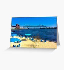 St. Lawrence River Beach Park Greeting Card