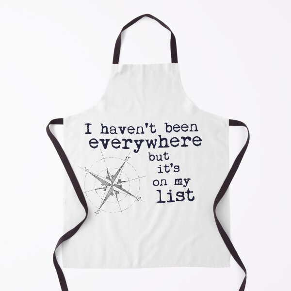 Item preview, I haven't been everywhere but it's on my list - Travel Quote Susan Sontag designed and sold by NewNomads.