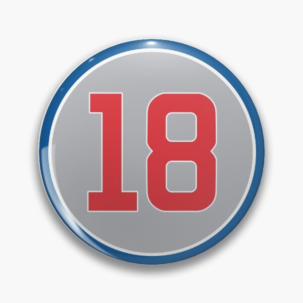 Item preview, Ben Zobrist #18 Jersey Number designed and sold by StickBall.