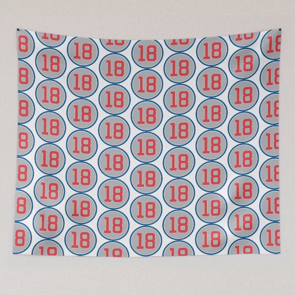 Item preview, Ben Zobrist #18 Jersey Number designed and sold by StickBall.