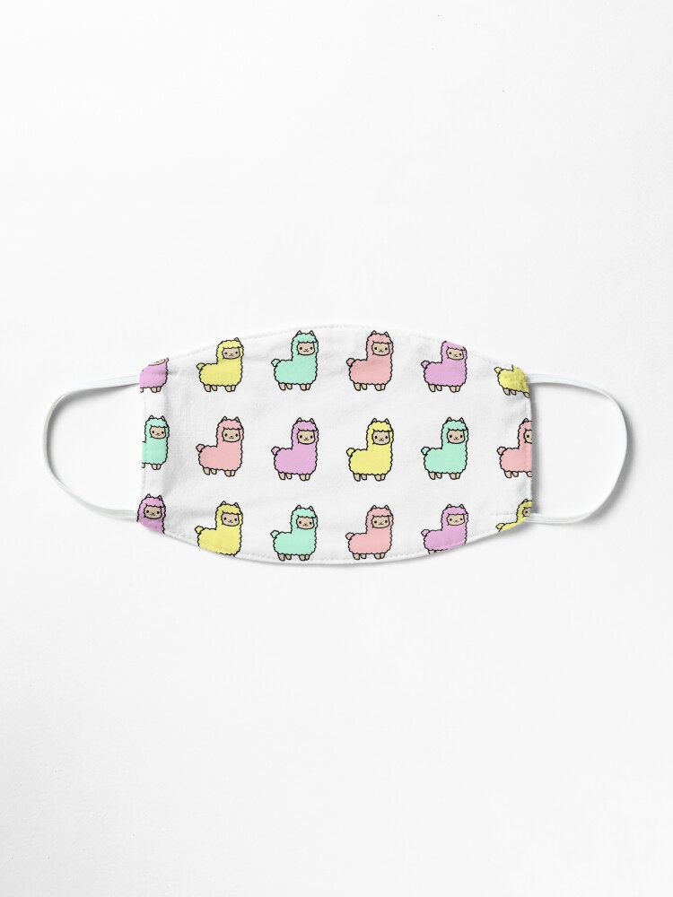 Alternate view of Colorful Alpacas Sticker Pack Mask