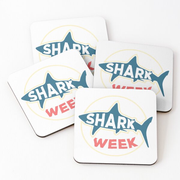 Item preview, SHARK week for the Ocean Lovers White Background designed and sold by Naumovski.