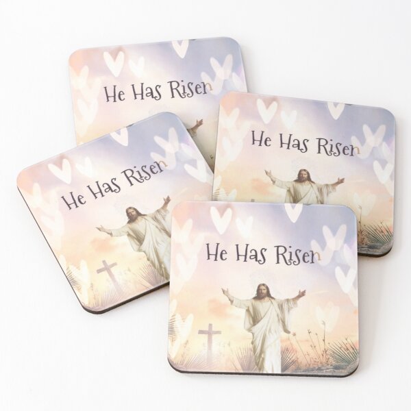 Item preview, Ha resucitado - Jesús Cruz y Corazones - por Boo-da-chay designed and sold by Boo-da-chay.