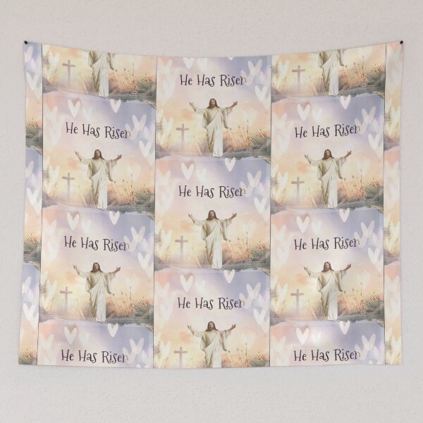 Item preview, He Has Risen - Jesus Cross & Hearts - by Boo-da-chay designed and sold by Boo-da-chay.