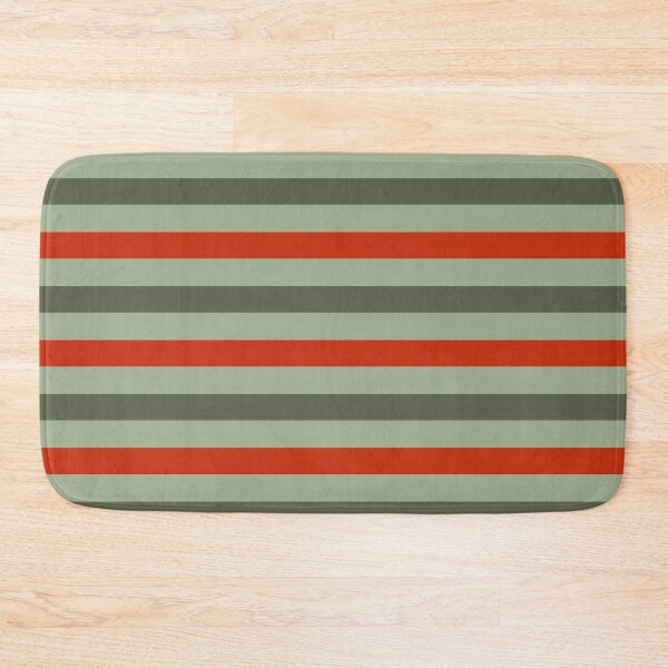 Item preview, green red  stripes - striped designed and sold by ZiphGames.
