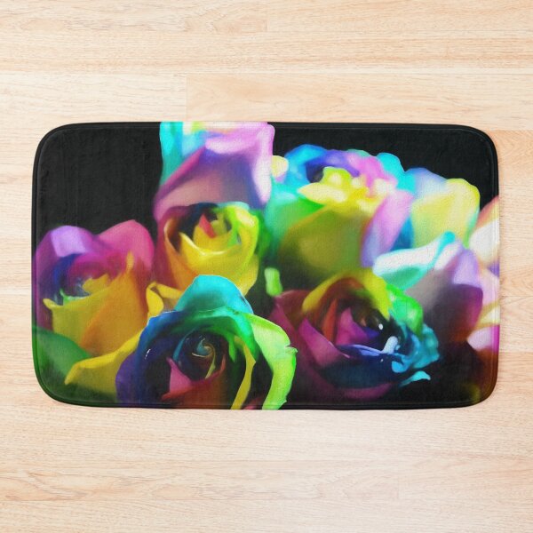 Item preview, Rainbow Roses Watercolor designed and sold by bloomingvine.