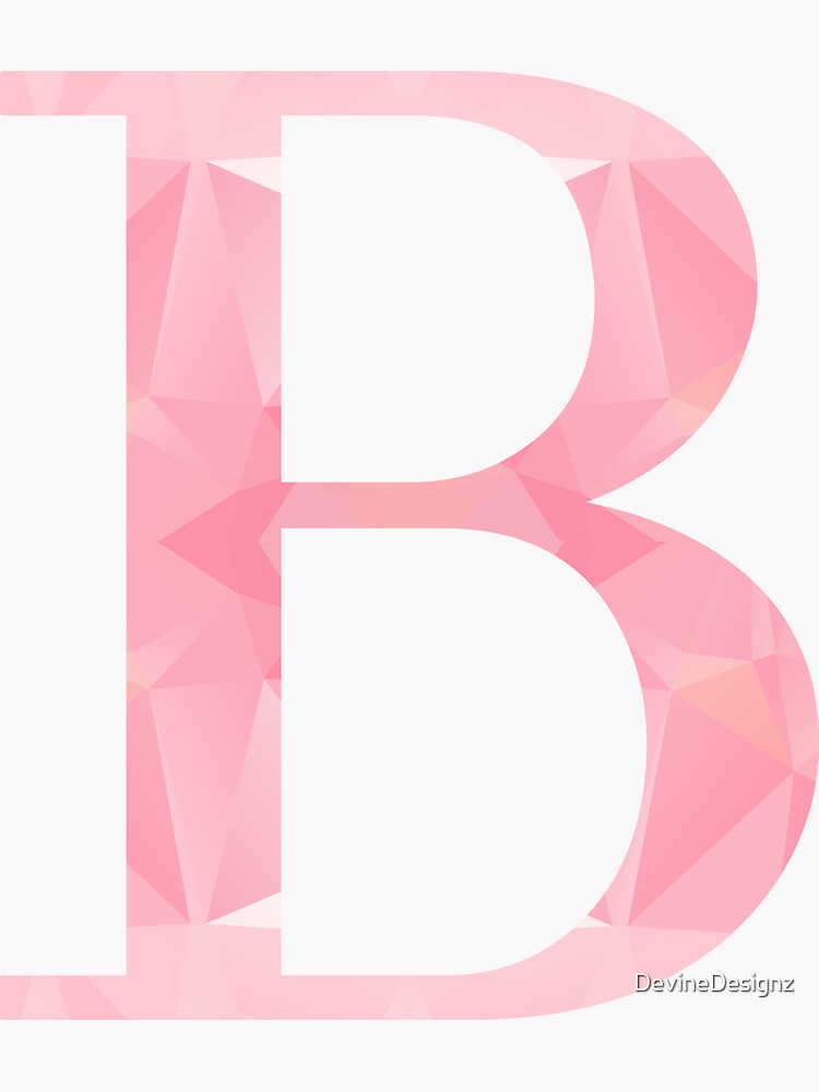 Pink Glitter Letter O Sticker for Sale by DevineDesignz