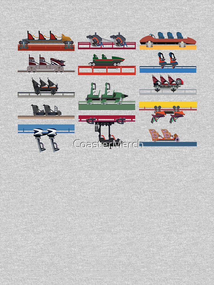 Six Flags Magic Mountain Coaster Cars 2020 by CoasterMerch