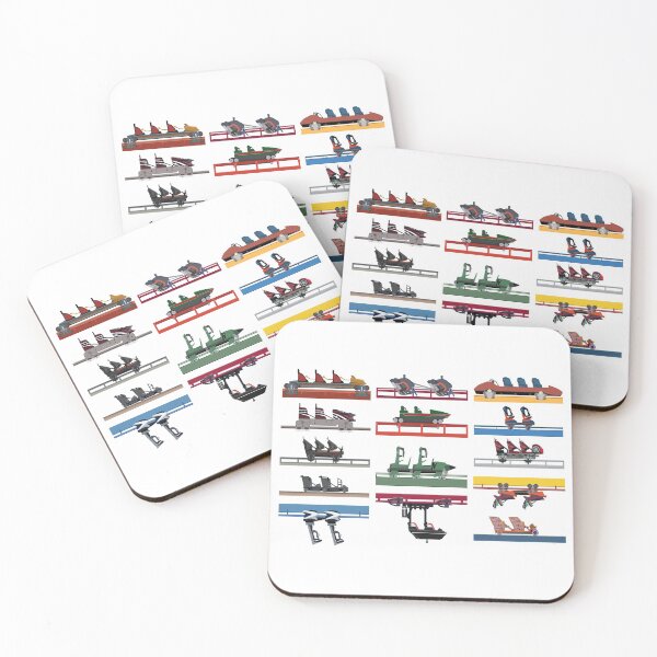Item preview, Six Flags Magic Mountain Coaster Cars 2020 designed and sold by CoasterMerch.