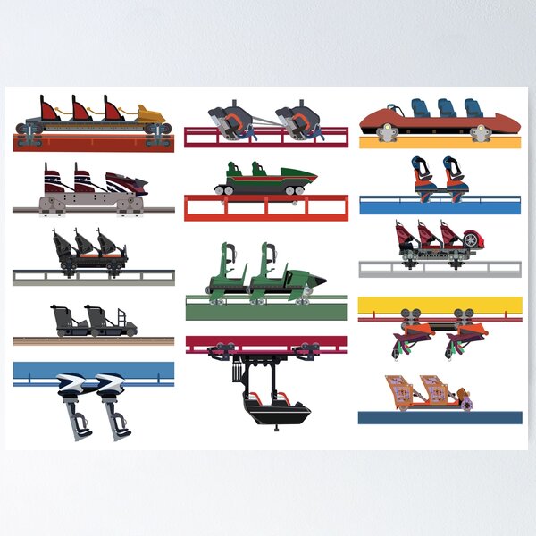 Item preview, Six Flags Magic Mountain Coaster Cars 2020 designed and sold by CoasterMerch.
