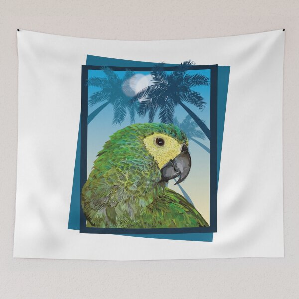 Item preview, red-bellied macaw designed and sold by obscurite.