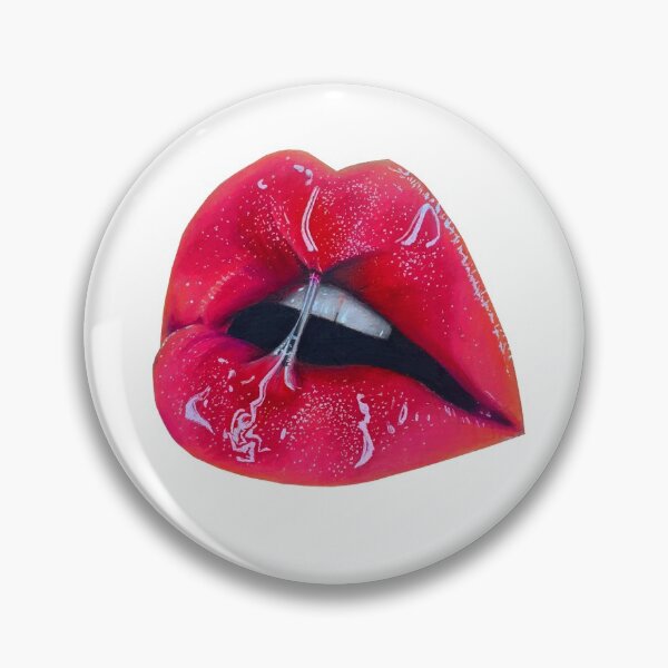 Item preview, Glossy Pink Lips designed and sold by ArtByCece-.