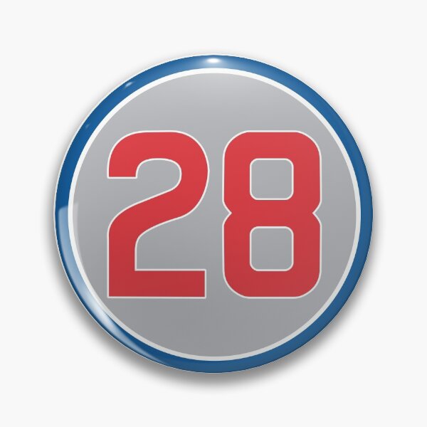 Item preview, Kyle Hendricks #28 Jersey Number designed and sold by StickBall.