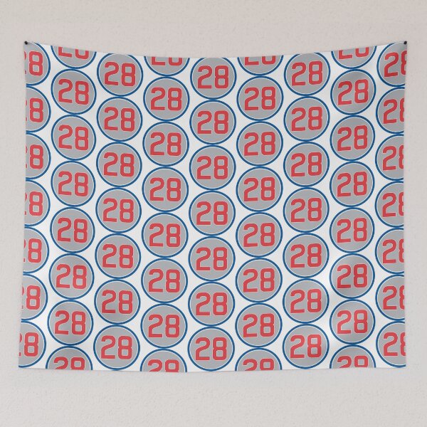 Item preview, Kyle Hendricks #28 Jersey Number designed and sold by StickBall.