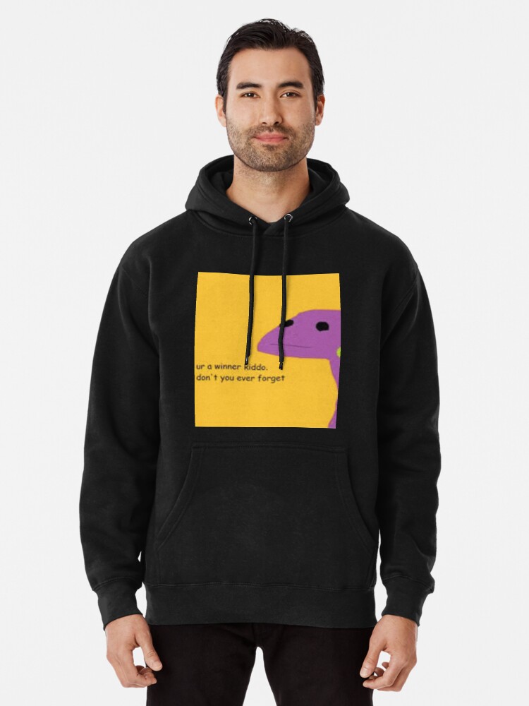 motivational lizard Pullover Hoodie