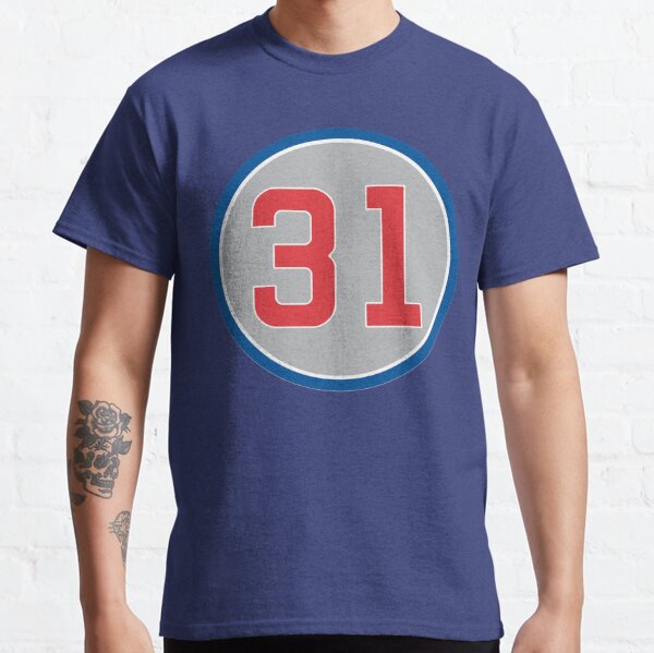 Greg Maddux Baseball Tee Shirt, Chicago Baseball Hall of Fame Men's  Baseball T-Shirt