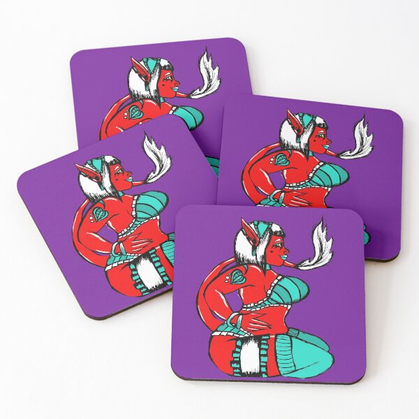 Item preview, Rockabilly Bird in Blue  designed and sold by PoesUnderstudy.