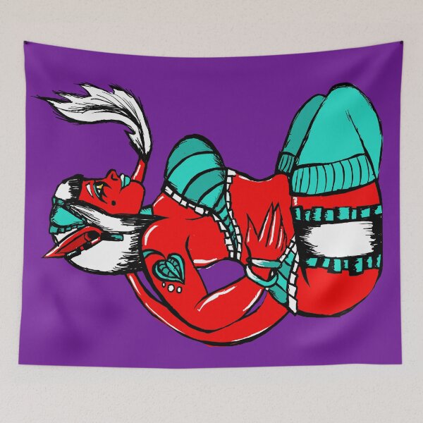 Item preview, Rockabilly Bird in Blue  designed and sold by PoesUnderstudy.