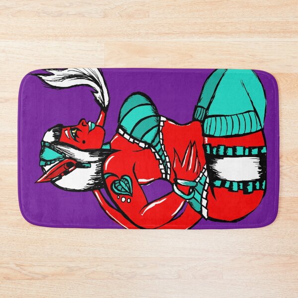 Item preview, Rockabilly Bird in Blue  designed and sold by PoesUnderstudy.