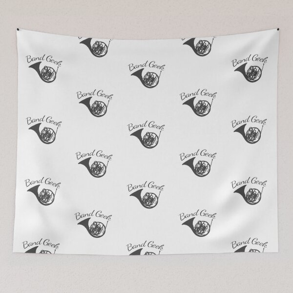 Item preview, Band Geek French Horn designed and sold by nerdchild.