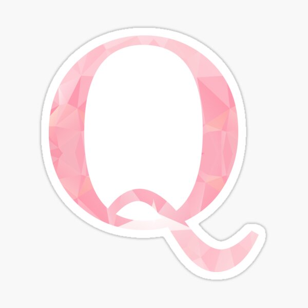 Q Letter Pink 