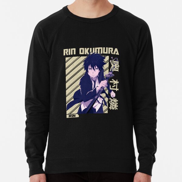 Rin Okumura - Blue Exorcist Anime manga Lightweight Sweatshirt