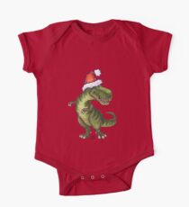 Tyrannosaurus Christmas One Piece - Short Sleeve