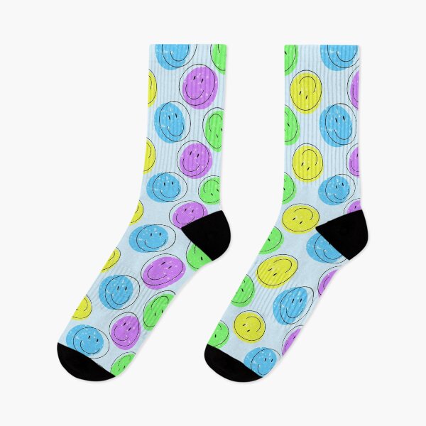 Artikelvorschau, Buntes funkelndes Smiley-Muster entworfen und verkauft von RoserinArt.