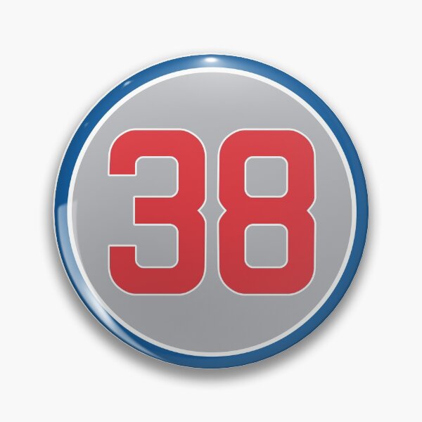 Item preview, Carlos Zambrano #38 Jersey Number designed and sold by StickBall.