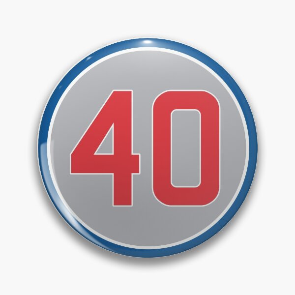 Item preview, Willson Contreras #40 Jersey Number designed and sold by StickBall.