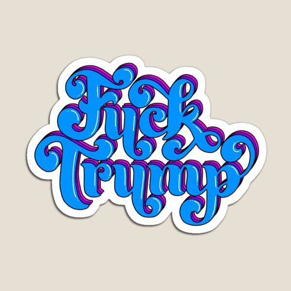 Artikel-Vorschau von F * ck Trump Handlettered, designt und verkauft von Creatively Cristin.