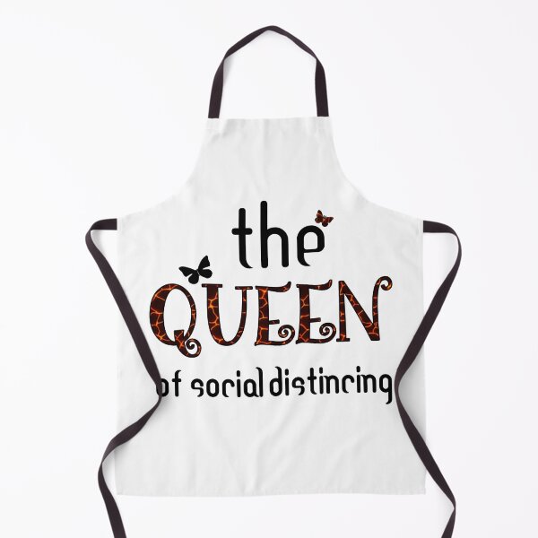 Item preview, THE QUEEN OF SOCIAL DISTANCING. (Black) designed and sold by M-Osamah.