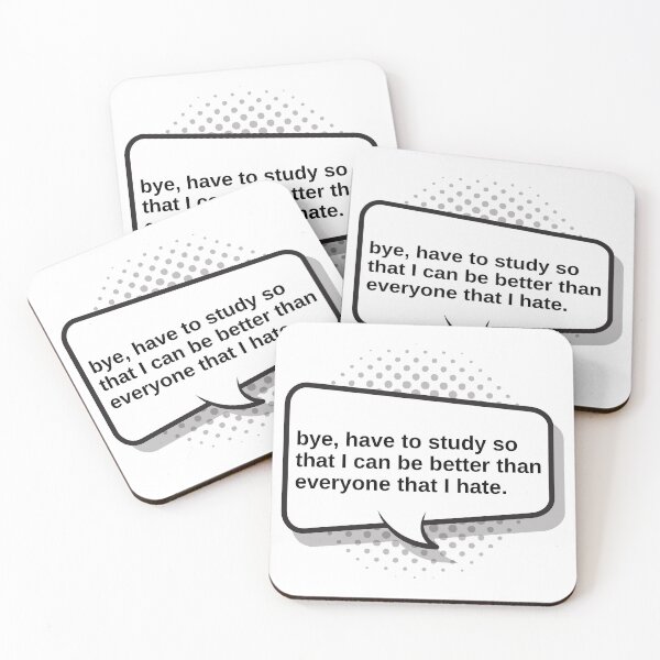 Item preview, Bye Have to Study - Funny Quote designed and sold by KarolinaPaz.