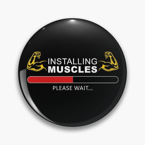 Item preview, Installing Muscles Please Wait |  Funny Workout Slogan designed and sold by motivationaltee.