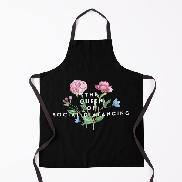 Item preview, THE QUEEN OF SOCIAL DISTANCING. (FLORAL) designed and sold by M-Osamah.