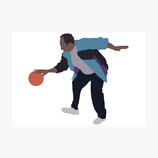 Stanley Hudson Playing Basketball Photographic Print